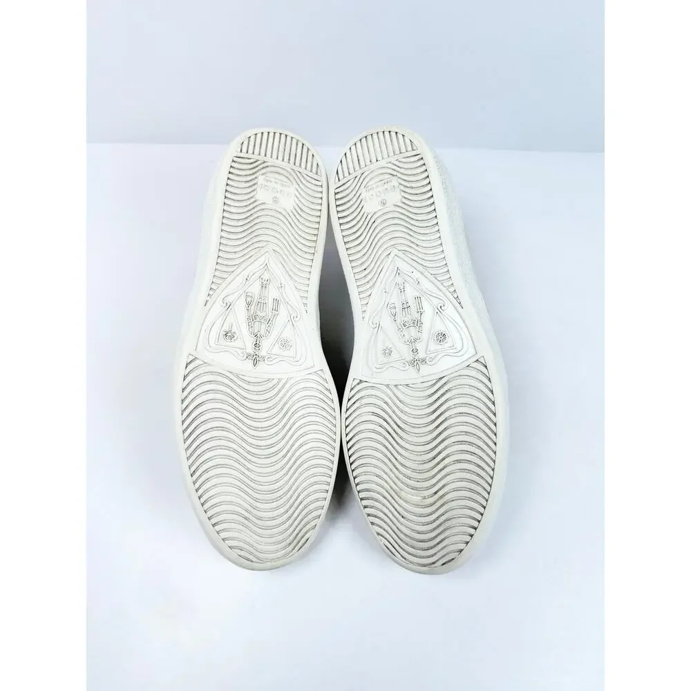 Size 7US - Gucci Ace Strap Leather Low Top